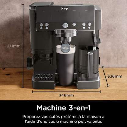 Machine Espresso Ninja Luxe Café Premier Noire ES601EUBK