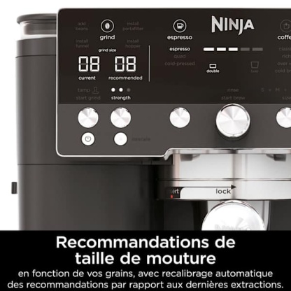 Machine Espresso Ninja Luxe Café Premier Noire ES601EUBK