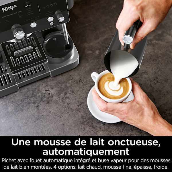 Machine Espresso Ninja Luxe Café Premier Noire ES601EUBK