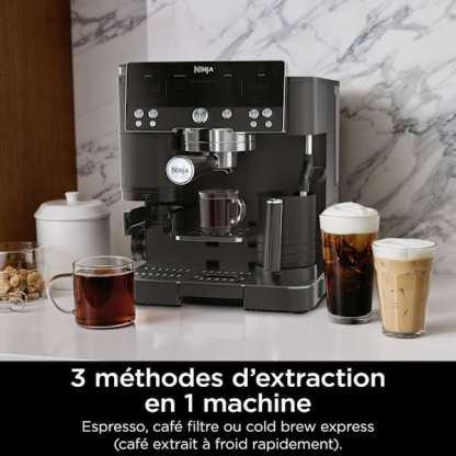 Machine Espresso Ninja Luxe Café Premier Noire ES601EUBK