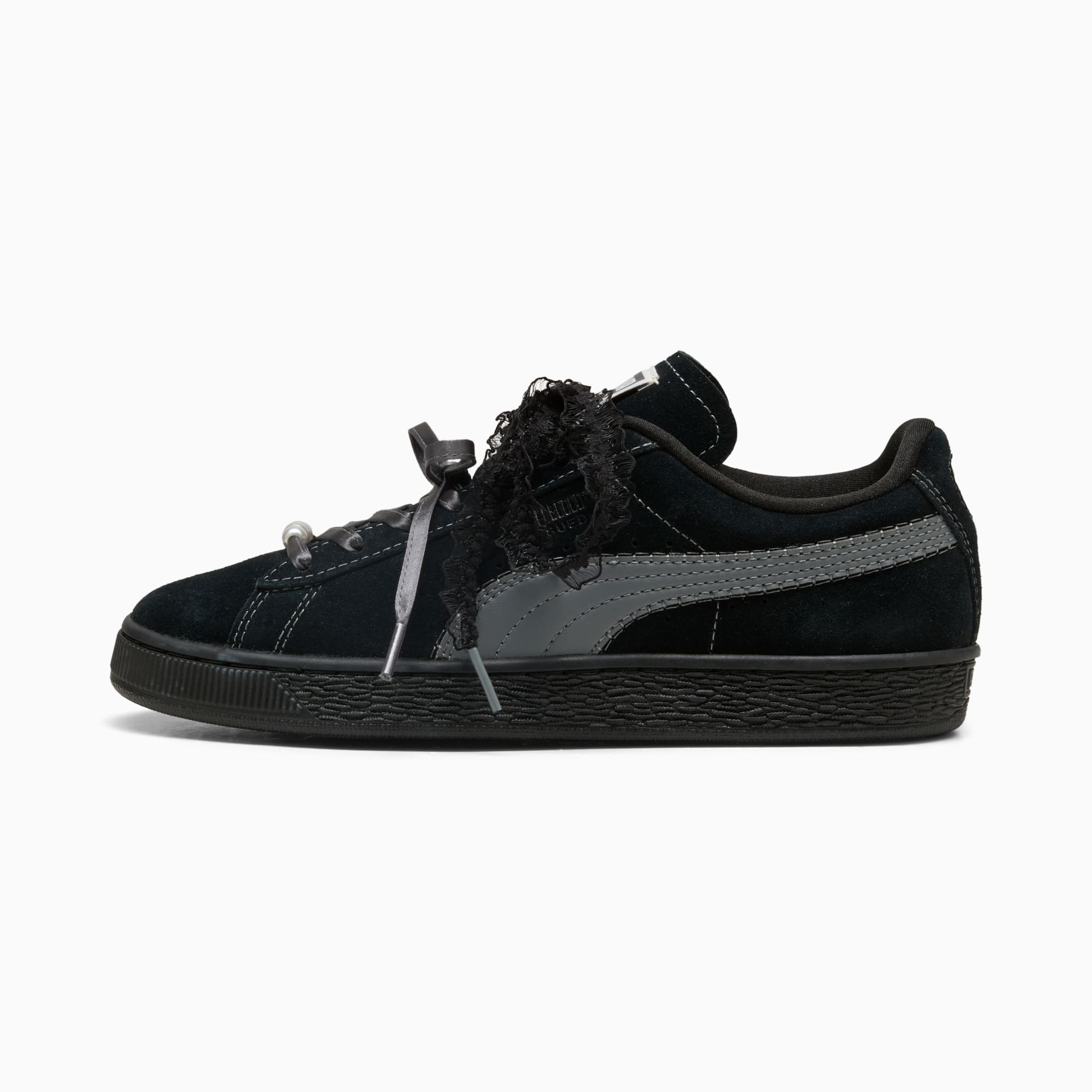 Sneakers Suede Bloom Femme - PUMA Black-Slate Sky