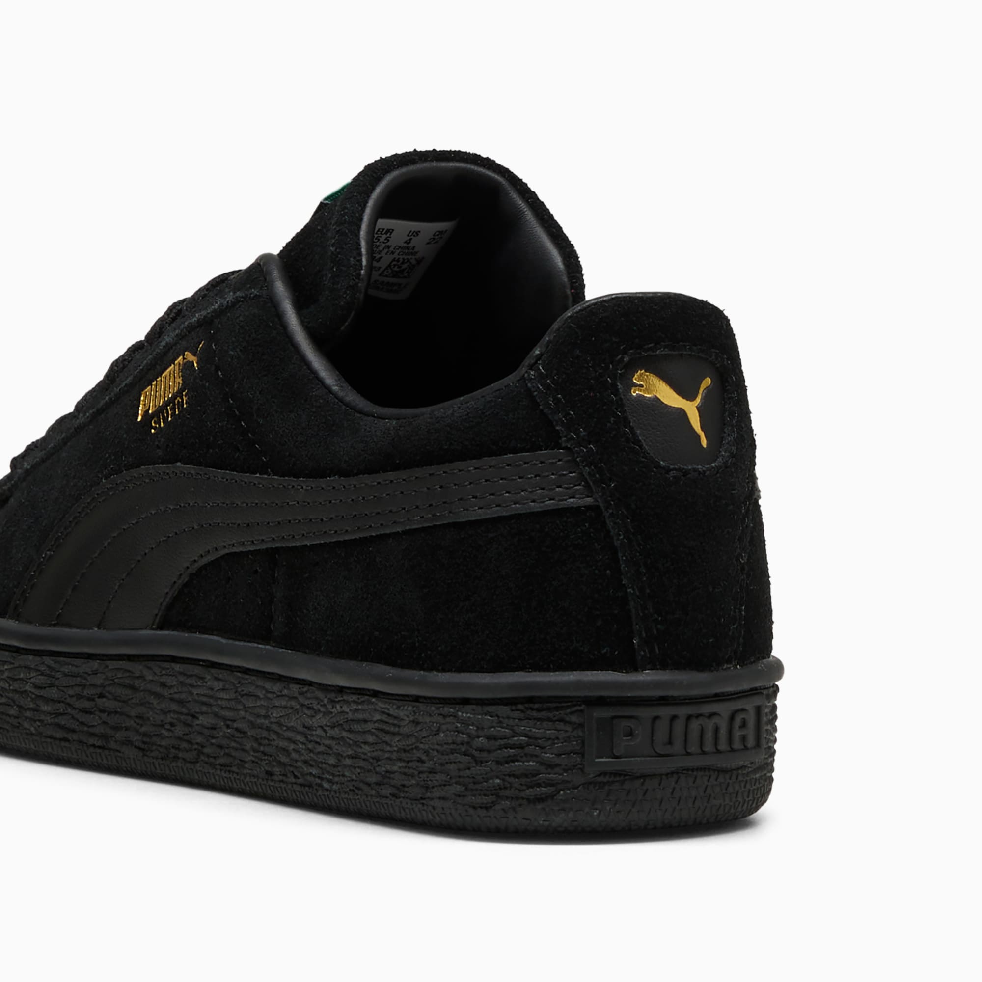 Baskets Suede Classic Enfant et Adolescent - PUMA Black-PUMA Black