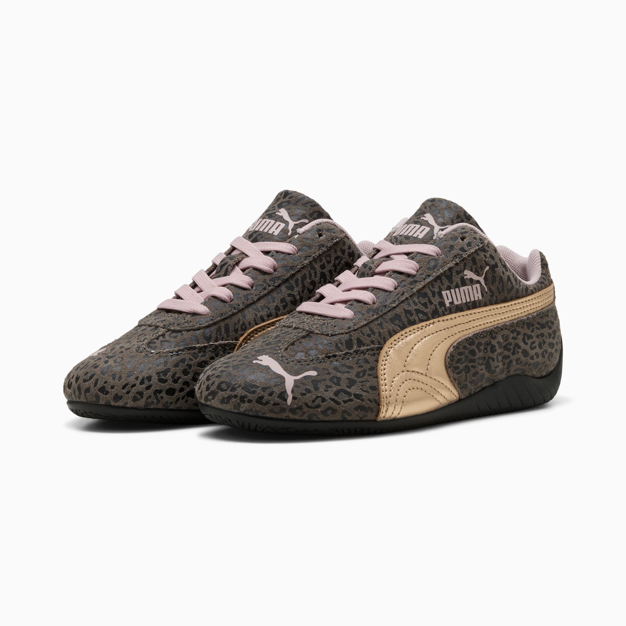 Sneakers Speedcat LeoGirl Enfant et Adolescent - Matte Bronze-PUMA Gold