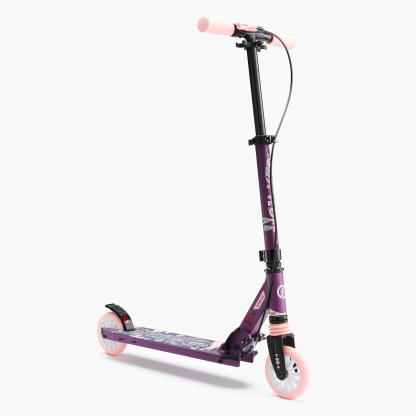 OXthtELO Trottinette enfant mid5 avec frein au guidon et suspension violette