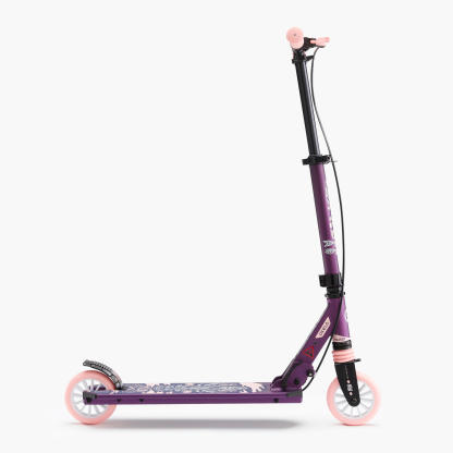 OXthtELO Trottinette enfant mid5 avec frein au guidon et suspension violette