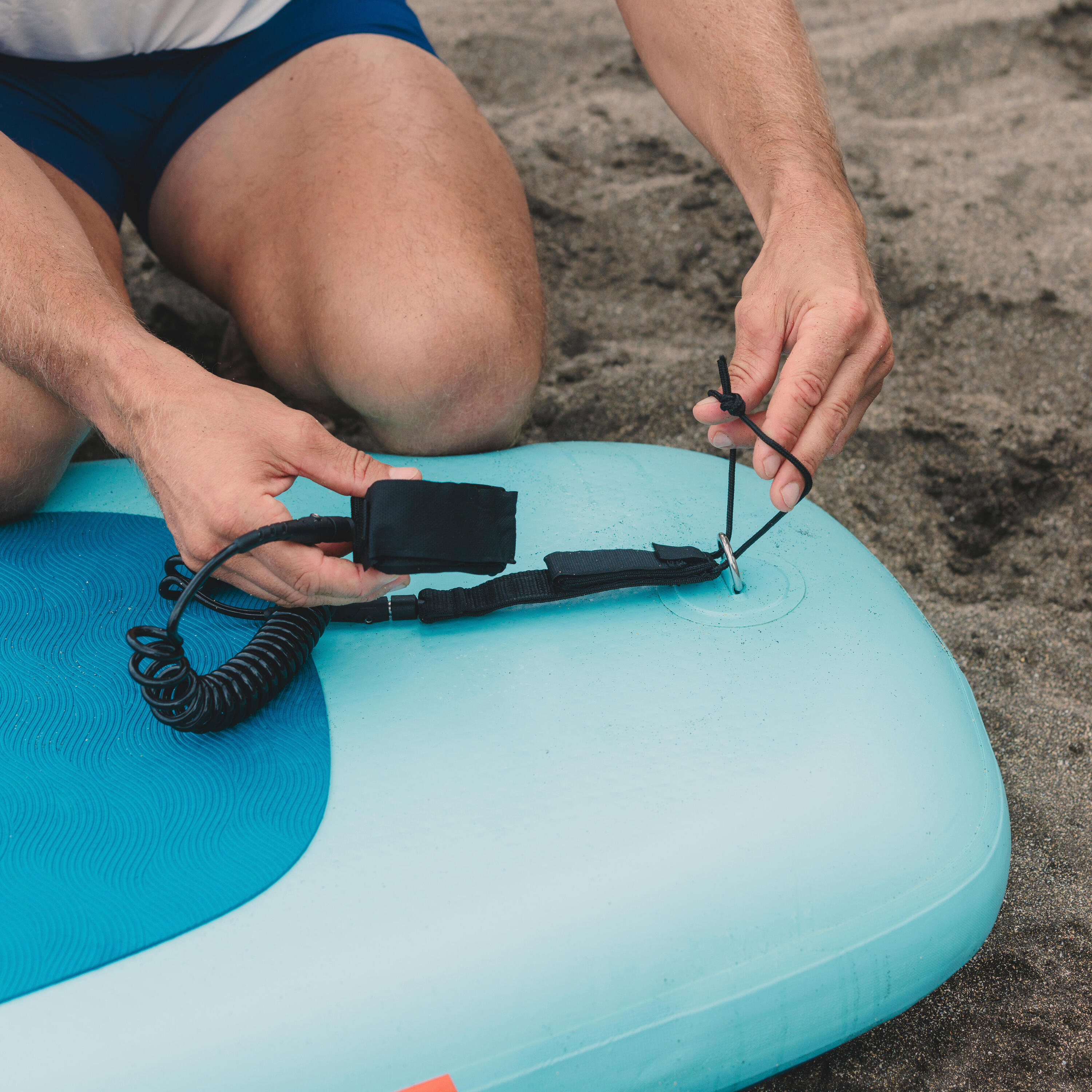 DECATHLON Pack Stand up paddle gonflable 10'6 ,1 ou 2 personnes (jusqu'à 130 kg)- 100 Bleu