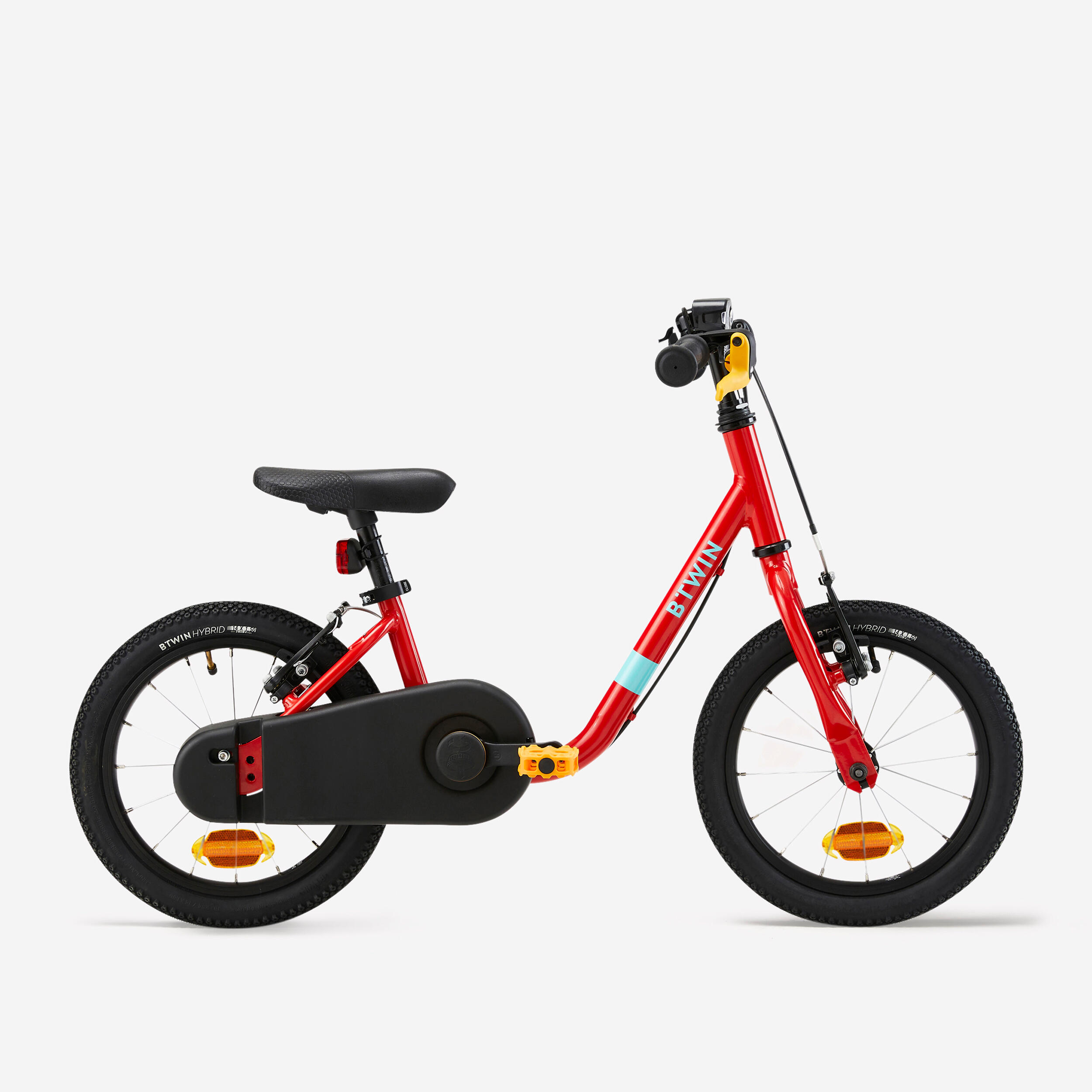 BTWIN VELO ENFANT 2EN1 DRAISIENNE 3-5 ANS 14 pouces - DISCOVER 500 Rose