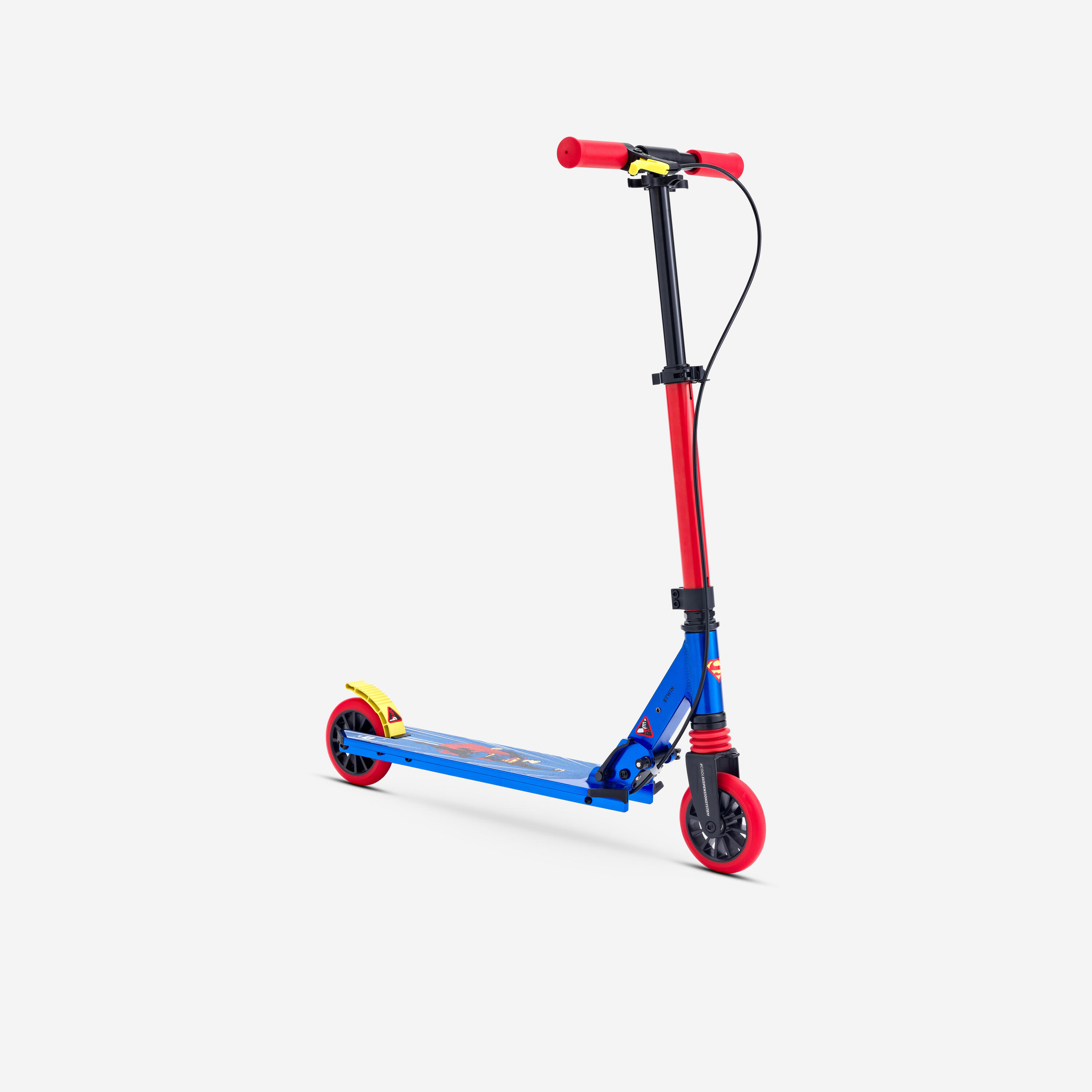 OXthtELO Trottinette enfant mid5 avec frein au guidon et suspension violette