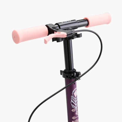 OXthtELO Trottinette enfant mid5 avec frein au guidon et suspension violette