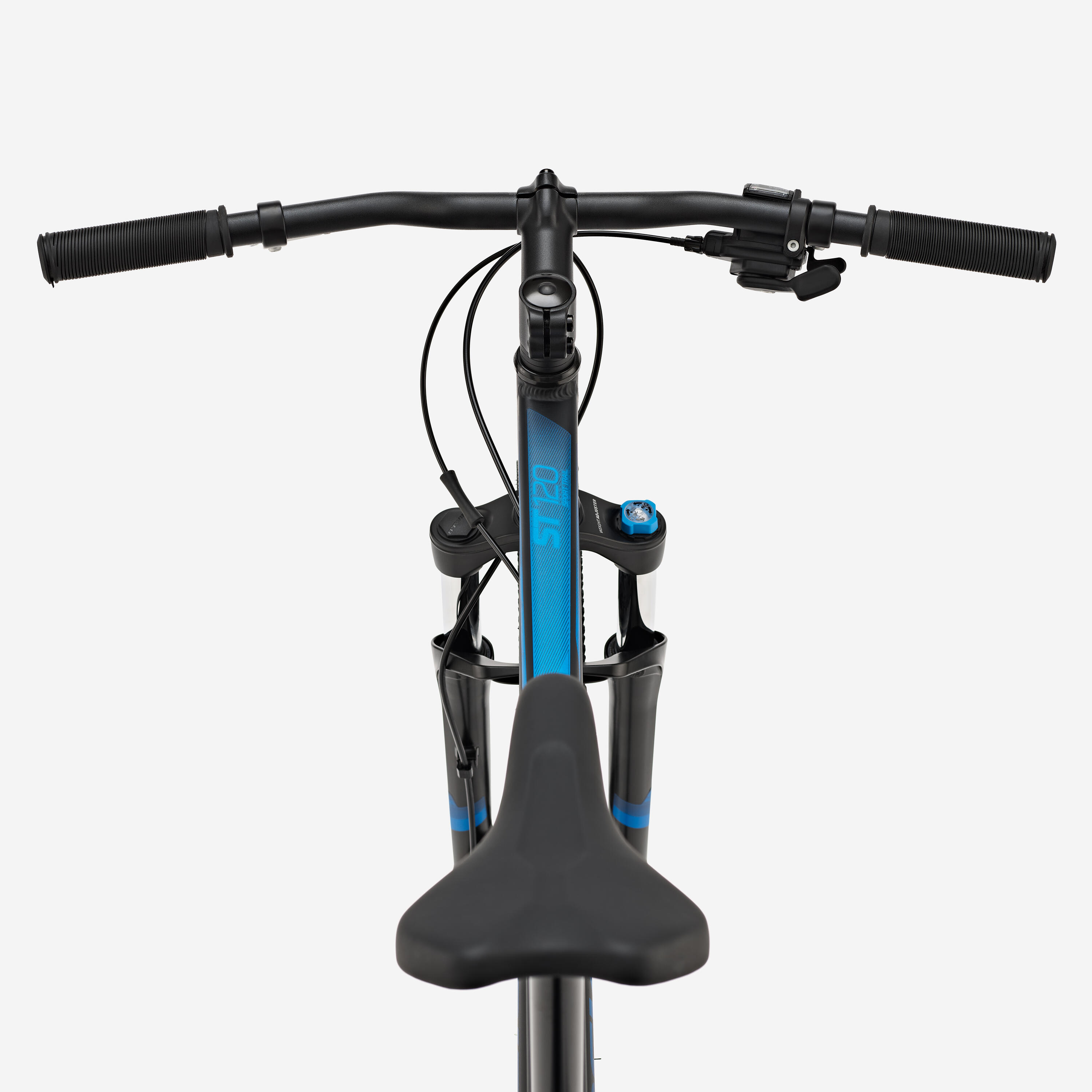 ROCKthtRIDER Vélo vtt randonnee st 120 gris orange 27,5"