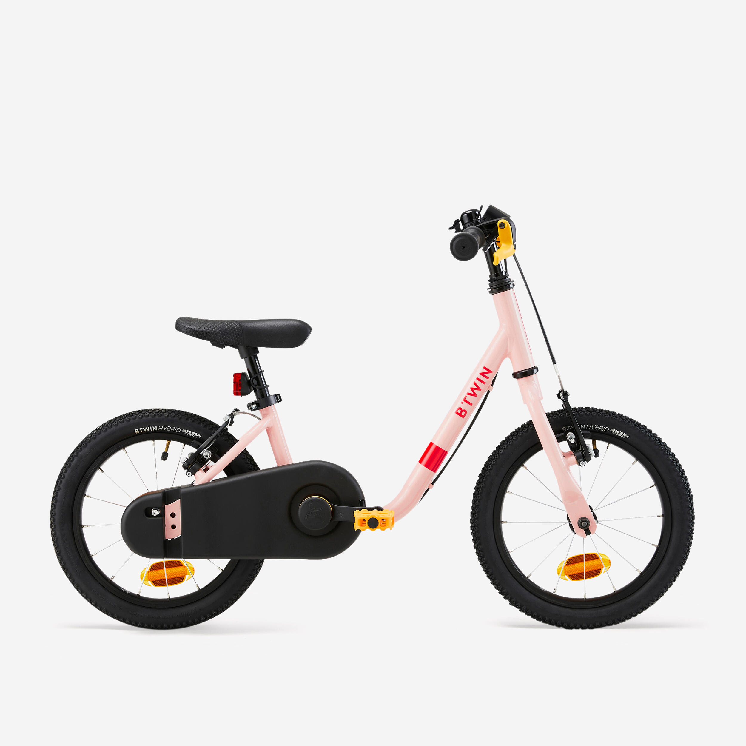 BTWIN VELO ENFANT 2EN1 DRAISIENNE 3-5 ANS 14 pouces - DISCOVER 500 Rose