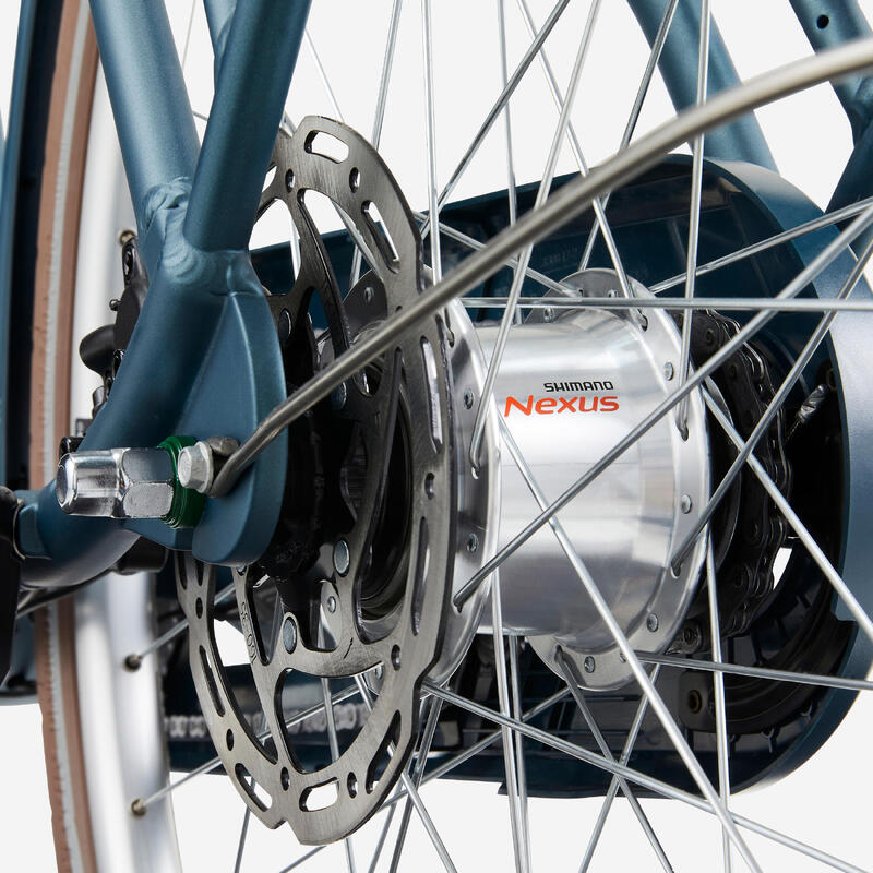 Vélo de ville électrique Elops 920 E connect LF bleu canard