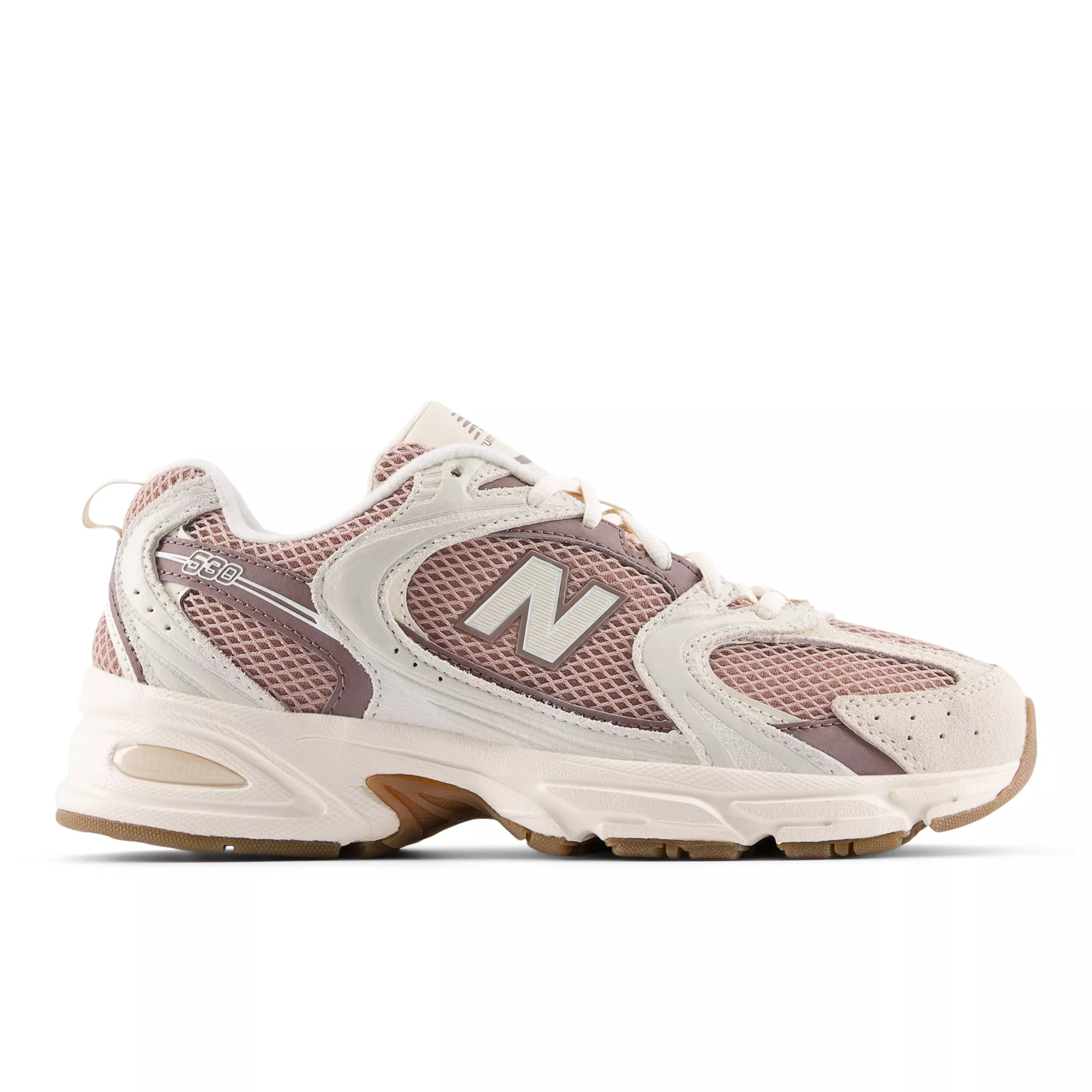 New Balance 530 Beige c&aacute;lido / Marr&oacute;n oscuro