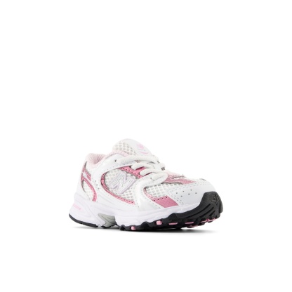 New Balance 530 Bungee Lace Blanco / Rosa claro IZ530RK
