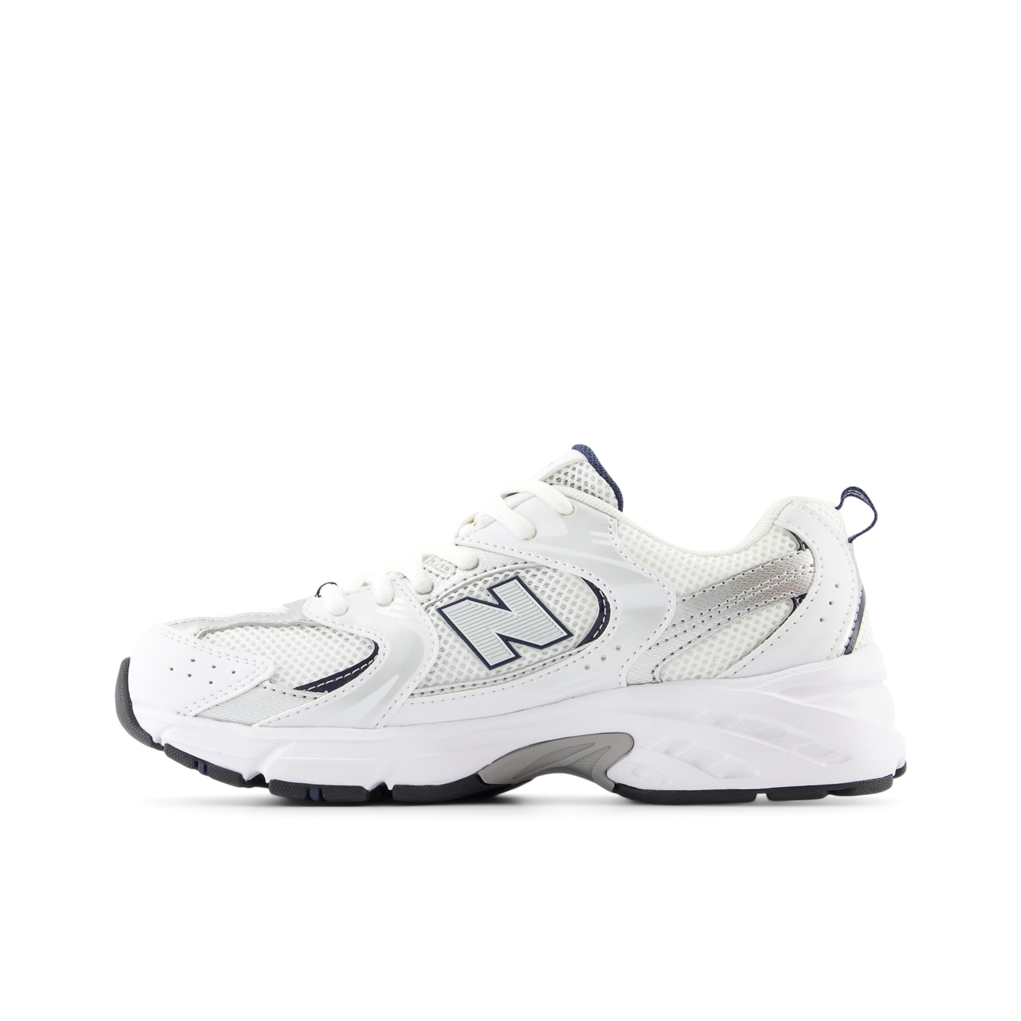 New Balance 530 Lace Blanco / Índigo natural / Plata metalizada GR530SB1
