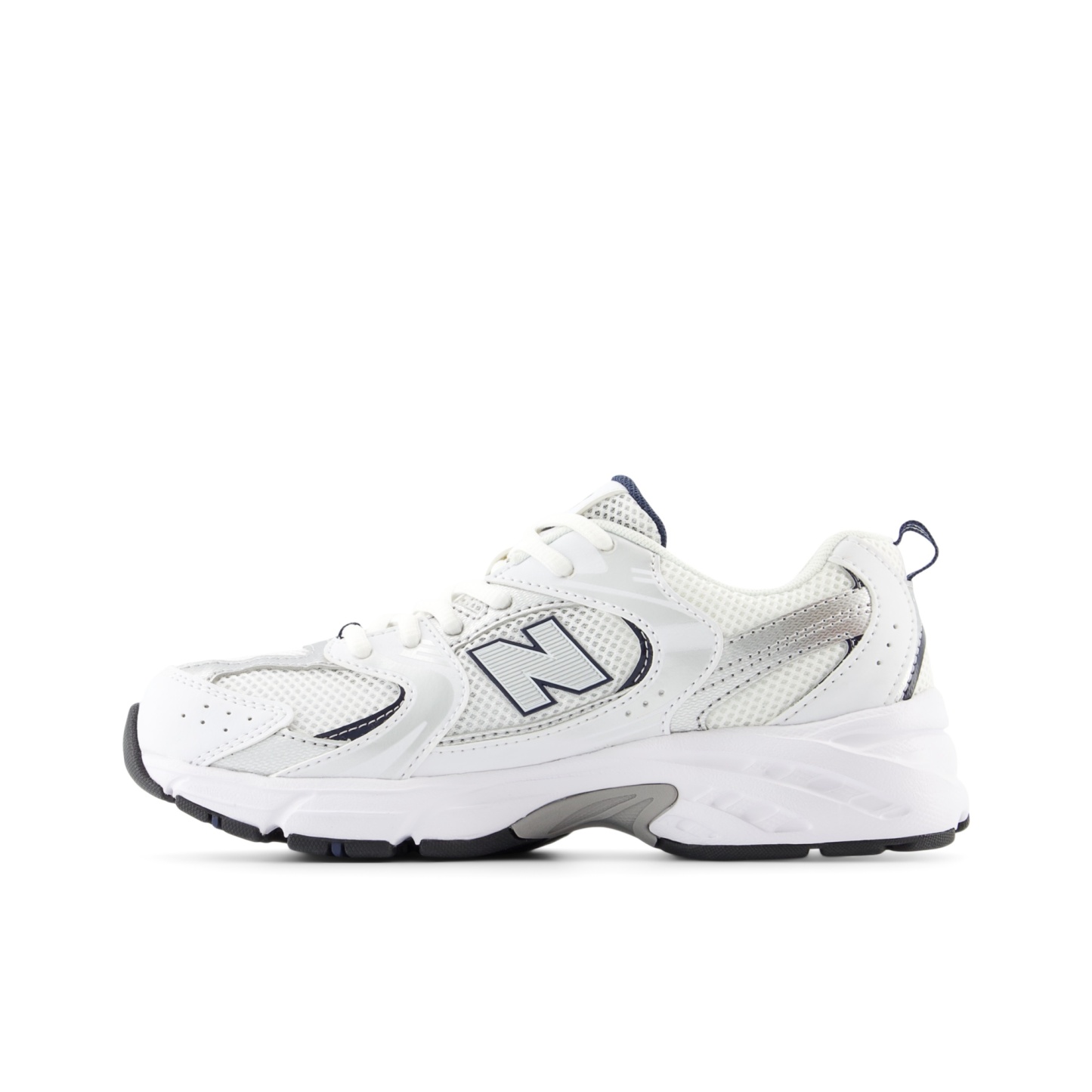 New Balance 530 Lace Blanco / Índigo natural / Plata metalizada GR530SB1