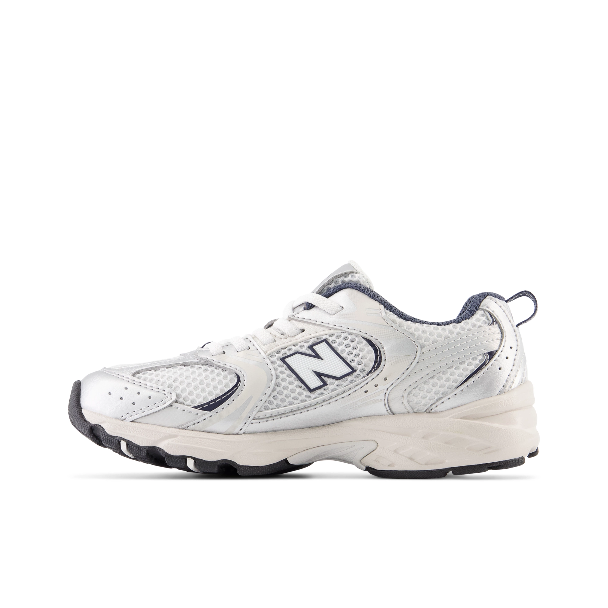 New Balance 530 Bungee Lace Gris niebla / Gris nube / Azul marino PZ530KA