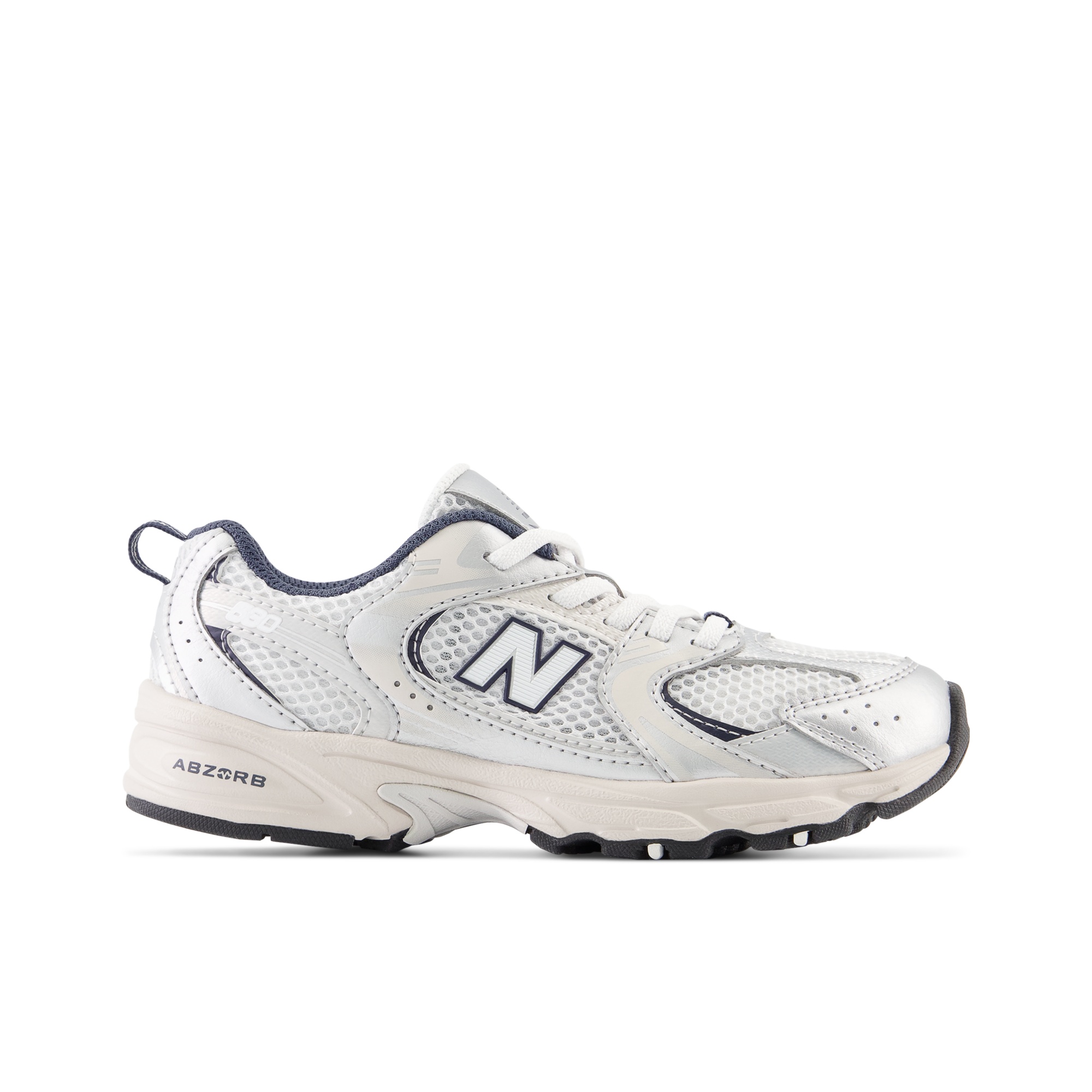 New Balance 530 Bungee Lace Gris niebla / Gris nube / Azul marino PZ530KA