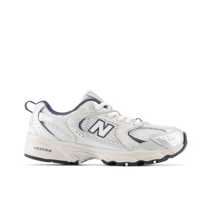 New Balance 530 Bungee Lace Gris niebla / Gris nube / Azul marino PZ530KA