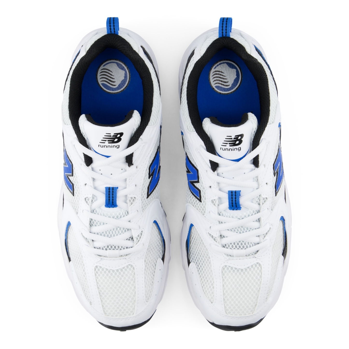 New Balance 530 Blanco / Azul oasis / Negro · Atalanta U5301GJ