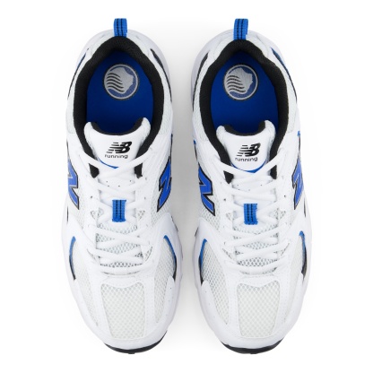 New Balance 530 Blanco / Azul oasis / Negro · Atalanta U5301GJ