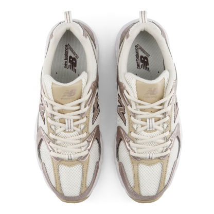 New Balance 530 Marrón oscuro / Beige piedra / Blanco sal U530SMG