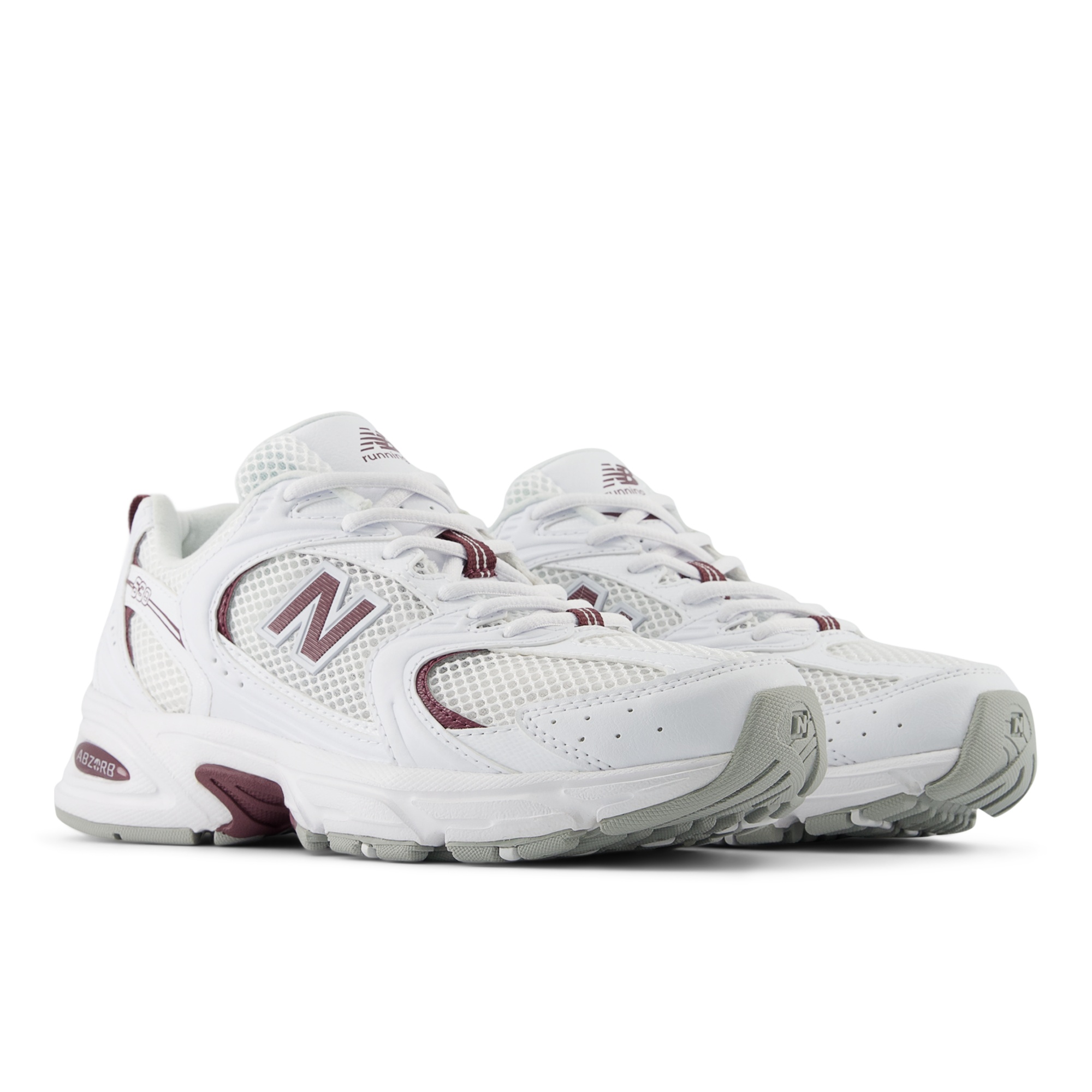 New Balance 530 Blanco / Ciruela suave U530CSF