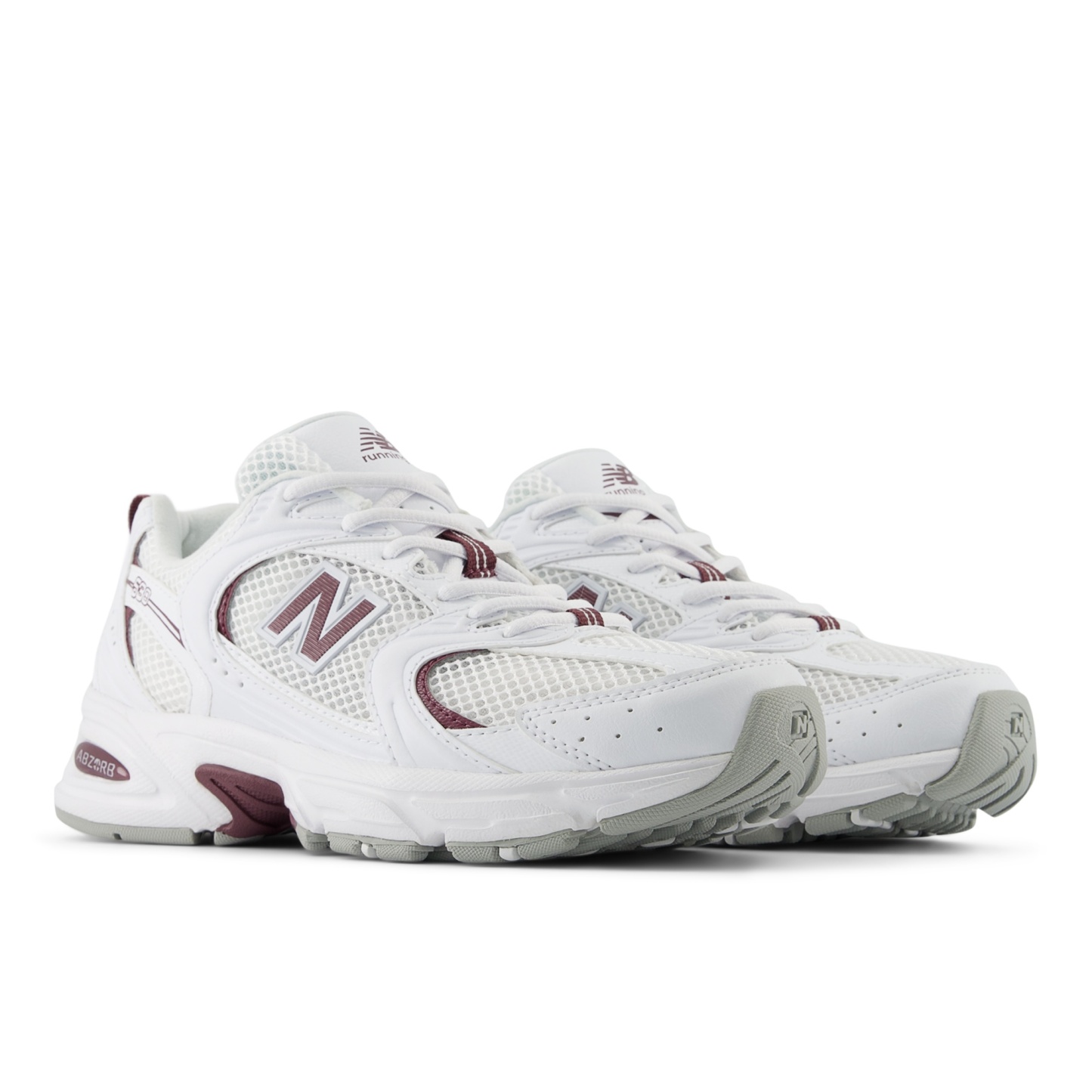 New Balance 530 Blanco / Ciruela suave U530CSF