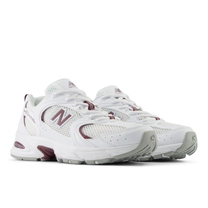 New Balance 530 Blanco / Ciruela suave U530CSF