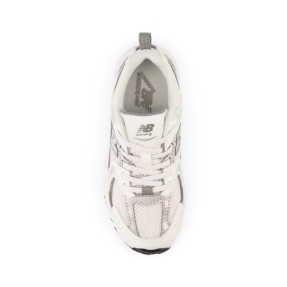 New Balance 530 Bungee Lace Blanco / Plata metalizada PZ530AD