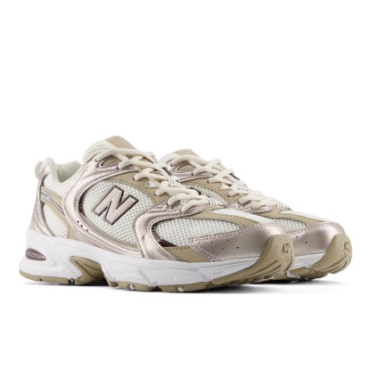 New Balance 530 Marrón oscuro / Beige piedra / Blanco sal U530SMG