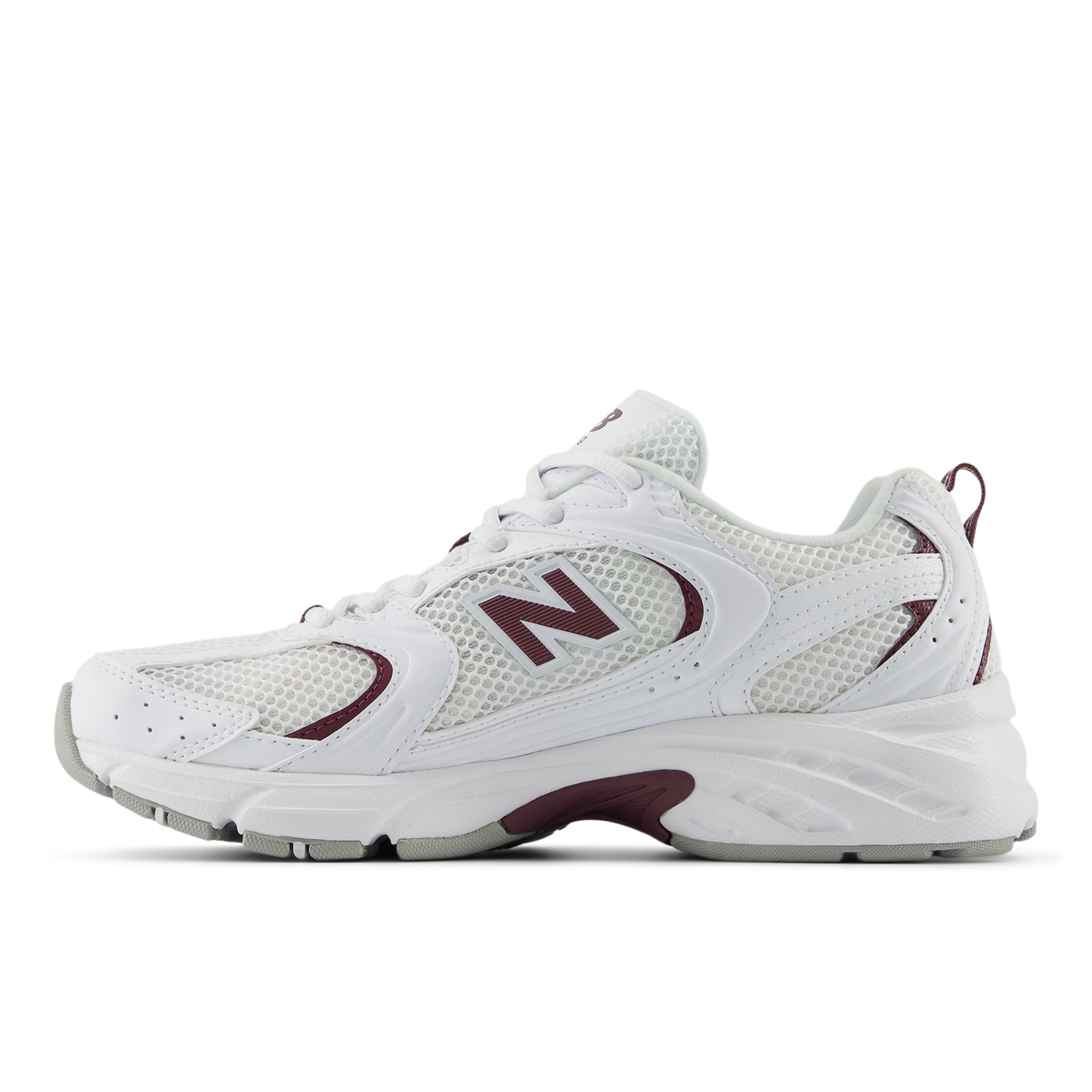 New Balance 530 Blanco / Ciruela suave U530CSF