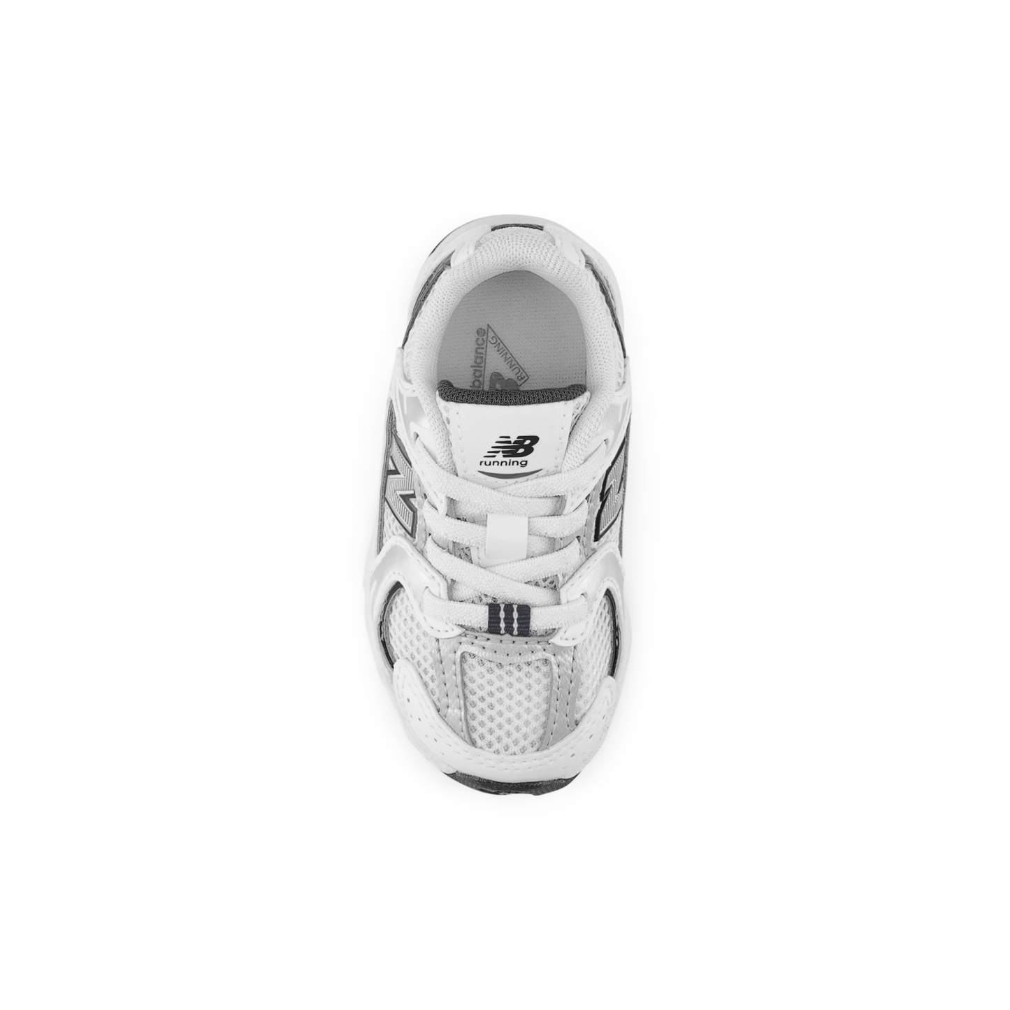 New Balance 530 Bungee Lace Blanco / Índigo natural / Plata metalizada IZ530SB1