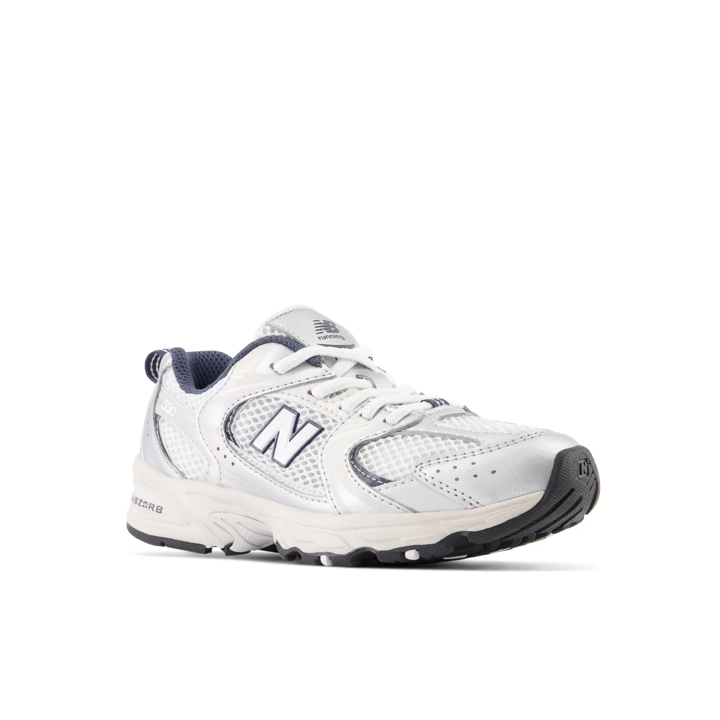 New Balance 530 Bungee Lace Gris niebla / Gris nube / Azul marino PZ530KA