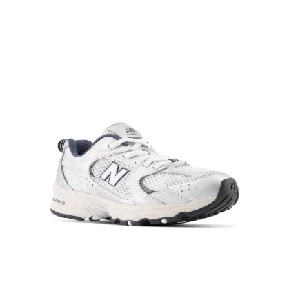 New Balance 530 Bungee Lace Gris niebla / Gris nube / Azul marino PZ530KA