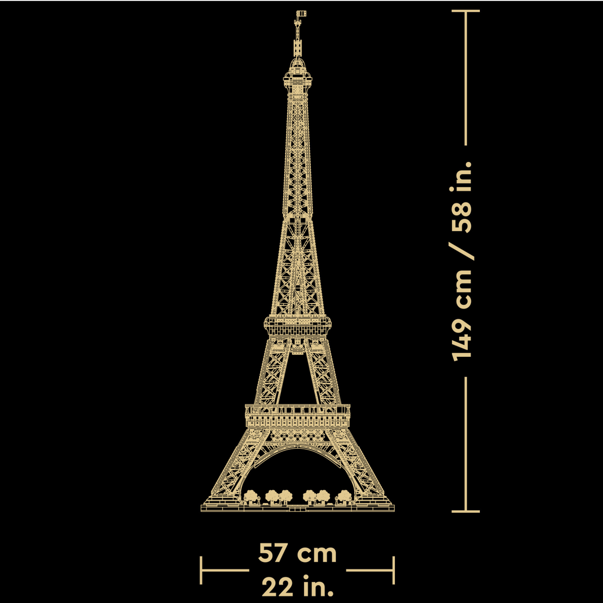  LEGO® Icons Eiffel tower