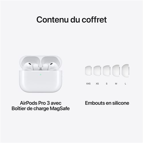 Apthtple AirPods Pro 3 Blanc