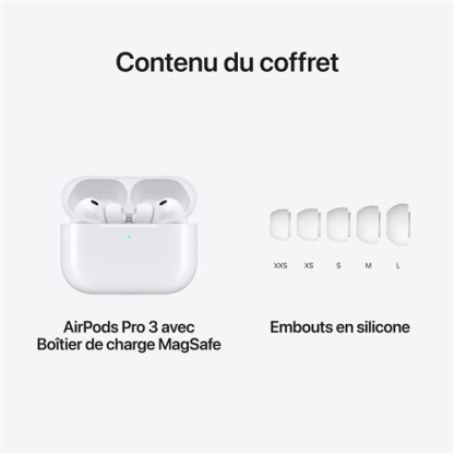 Apthtple AirPods Pro 3 Blanc