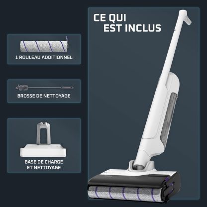 Aspirateur laveur sans fil Rothtwenta sans fil X-Clean 10 GZ7035WO Blanc