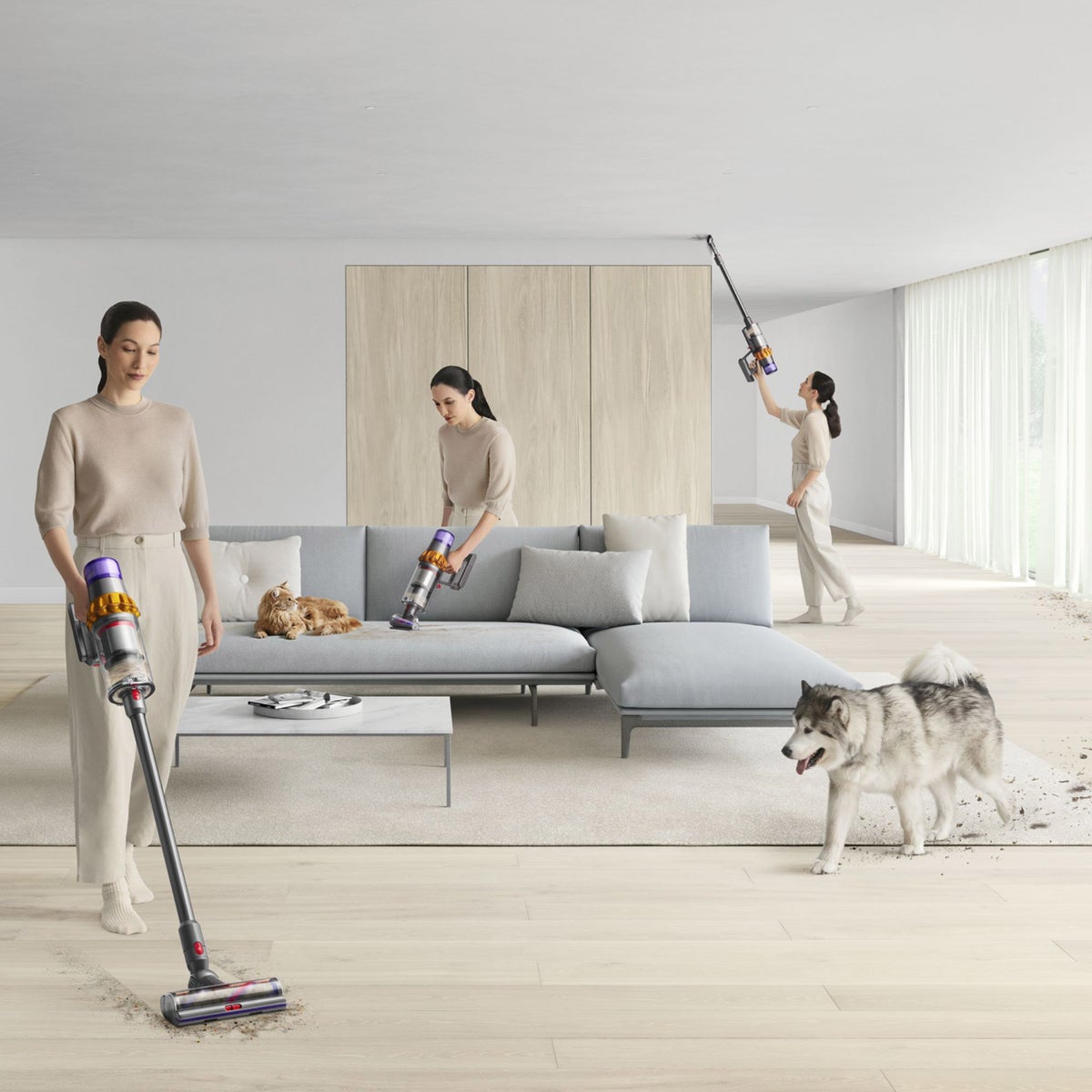 Dythtson V15 Detect Total Clean Extra​ Stick Vacuum