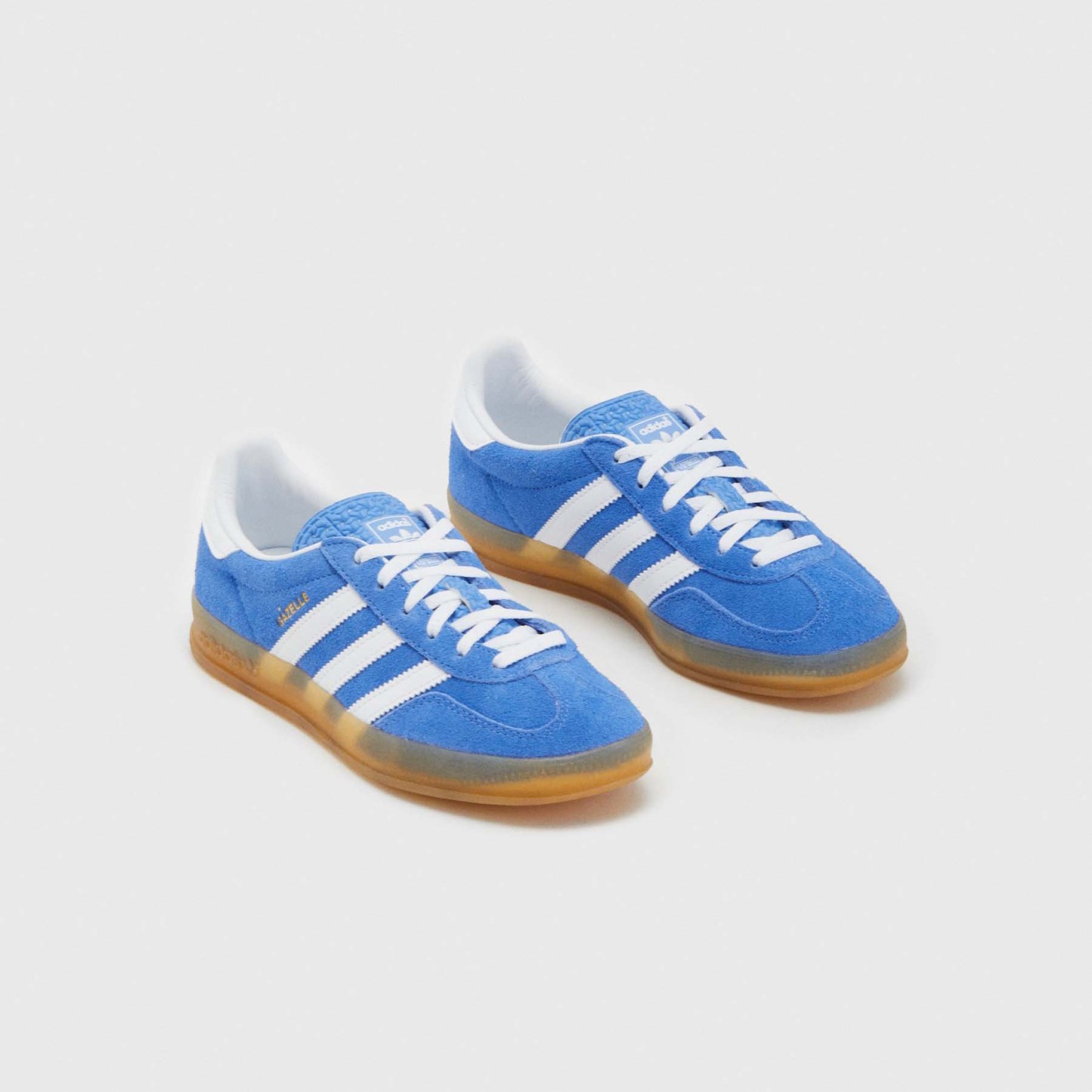Adithtdas Originals GAZELLE INDOOR - Trainers - blue fusion cloud white gold metallic
