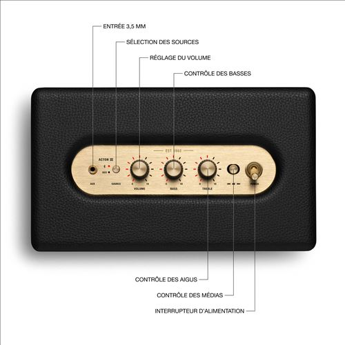 Enceinte sans fil Bluetooth Marshall Acton III
