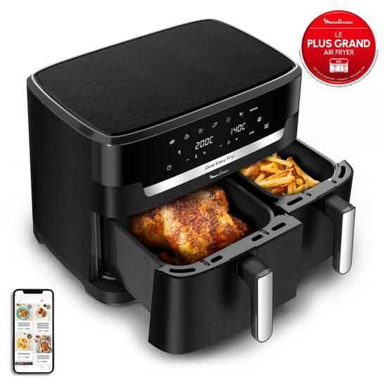 Moulinex Dual Easy Fry & Grill, 8.3L, Air fryer