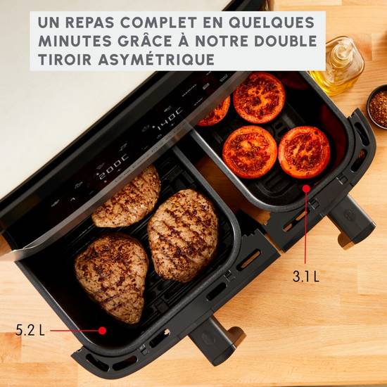Moulinex Dual Easy Fry & Grill, 8.3L, Air fryer