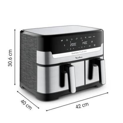 Moulinex Dual Easy Fry & Grill, 8.3L, Air fryer
