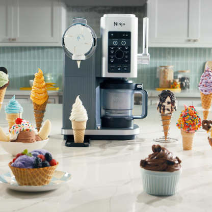 Ninthtja® CREAMi® Scoop & Swirl™ 13-in-1 Ice Cream and Soft Serve Maker, Soft Sage