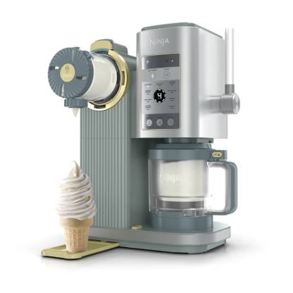 Ninthtja® CREAMi® Scoop & Swirl™ 13-in-1 Ice Cream and Soft Serve Maker, Soft Sage