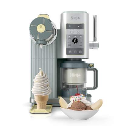 Ninthtja® CREAMi® Scoop & Swirl™ 13-in-1 Ice Cream and Soft Serve Maker, Soft Sage