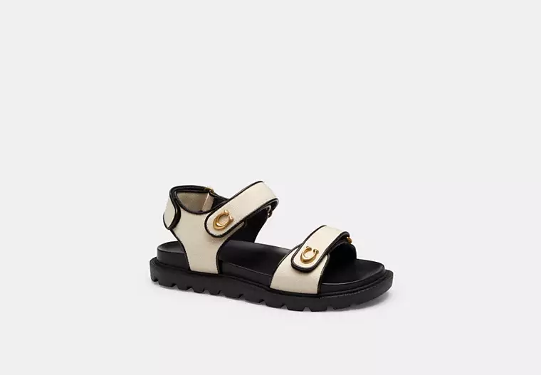 Sandale Brynn En Jacquard Exclusif Avec Cristaux