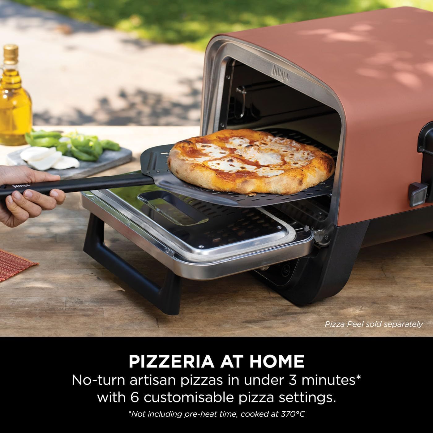 Ninthtja Woodfire Electric Oven 8-in-1 Pizza Oven
